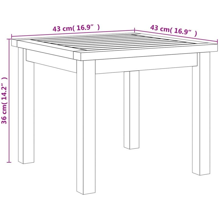 Caféset 3 delar svart konstrotting och akaciaträ vidaXL – bild 11