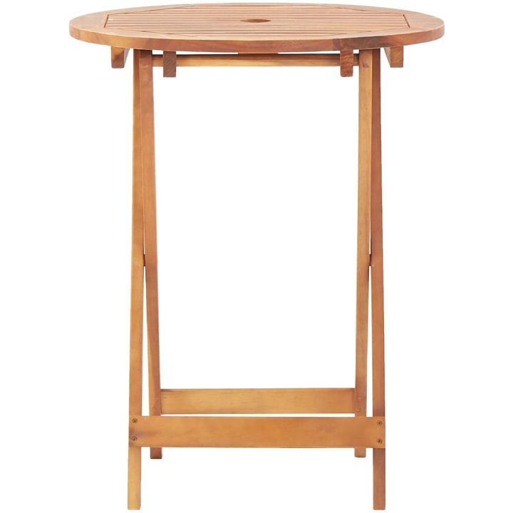 Caféset 3 delar svart polypropen och massivt trä vidaXL 60 x 75 cm – bild 6
