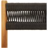Caféset 3 delar svart polypropen och massivt trä vidaXL 60 x 75 cm – miniatyr 10