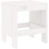 Caféset 3 delar vit massiv furu vidaXL – miniatyr 4