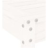Caféset 3 delar vit massiv furu vidaXL – miniatyr 7