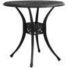 Caféset 5 delar gjuten aluminium svart vidaXL – miniatyr 10