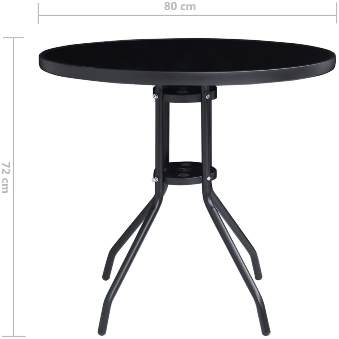 Caféset 5 delar svart och antracit vidaXL – bild 10
