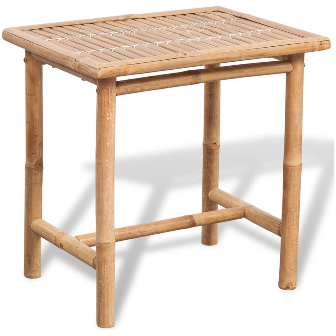 Caféset med dynor 3 delar bambu vidaXL – bild 2