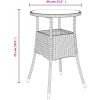 Caféset med dynor 5 delar konstrotting grå vidaXL – miniatyr 8