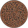 Caféset mosaik terrakotta järn och keramik vidaXL – miniatyr 6