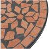 Caféset mosaik terrakotta järn och keramik vidaXL – miniatyr 7