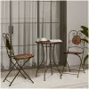 Caféset mosaik terrakotta järn och keramik vidaXL – miniatyr 1