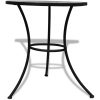 Caféset svart och vit 60 cm mosaik vidaXL 60 x 70 cm – miniatyr 3