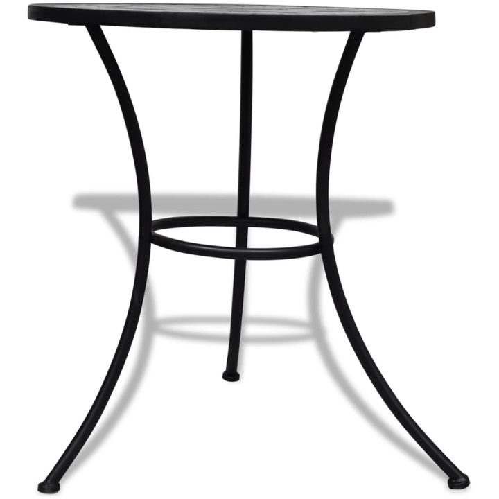 Caféset svart och vit 60 cm mosaik vidaXL 60 x 70 cm – bild 3