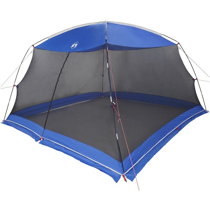 Camping Myggnät med Dörr Blå 5-Person Vattentät vidaXL 380 x 380 x 225 cm – bild 2