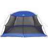 Camping Myggnät med Dörr Blå 5-Person Vattentät vidaXL 380 x 380 x 225 cm – miniatyr 5