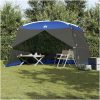 Camping Myggnät med Dörr Blå 5-Person Vattentät vidaXL 380 x 380 x 225 cm – miniatyr 1