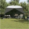 Camping Myggnät med Dörr Grå 6-Personers Vattentät vidaXL 380 x 380 x 225 cm – miniatyr 4