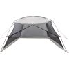 Camping Myggnät med Dörr Grå 6-Personers Vattentät vidaXL 380 x 380 x 225 cm – miniatyr 9