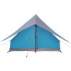 Camping Tält A-Frame 5-Person Blå Vattentätt vidaXL 5 - Personers – miniatyr 5