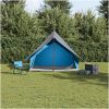 Camping Tält A-Ram Blått Vattentåligt vidaXL 3 - Personer – miniatyr 4