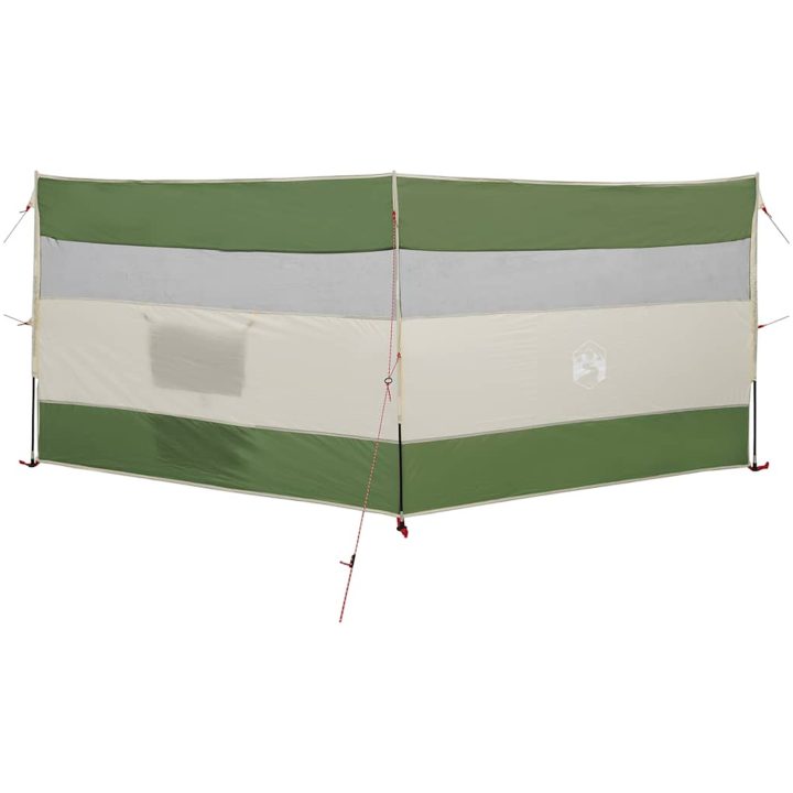 Camping Vindskydd Grön Vattentät vidaXL 340 x 130 cm – bild 2