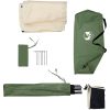 Camping Vindskydd Grön Vattentät vidaXL 340 x 130 cm – miniatyr 10