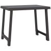 Campingbord antracit 79x56x64 cm PP träutseende vidaXL – miniatyr 2
