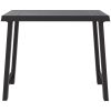 Campingbord antracit 79x56x64 cm PP träutseende vidaXL – miniatyr 3