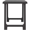 Campingbord antracit 79x56x64 cm PP träutseende vidaXL – miniatyr 4