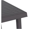 Campingbord antracit 79x56x64 cm PP träutseende vidaXL – miniatyr 5