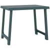 Campingbord grön 79x56x64 cm PP träutseende vidaXL – miniatyr 2