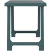 Campingbord grön 79x56x64 cm PP träutseende vidaXL – miniatyr 4