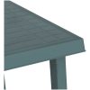 Campingbord grön 79x56x64 cm PP träutseende vidaXL – miniatyr 5