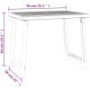 Campingbord grön 79x56x64 cm PP träutseende vidaXL – miniatyr 6