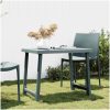 Campingbord grön 79x56x64 cm PP träutseende vidaXL – miniatyr 1
