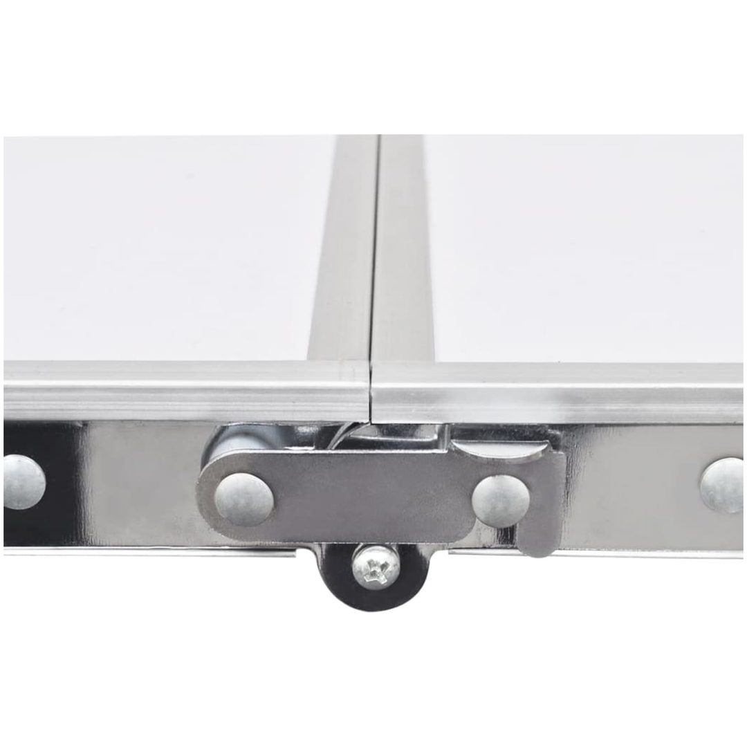 Campingbord med 4 pallar set Aluminium vidaXL 120 x 60 cm – bild 4