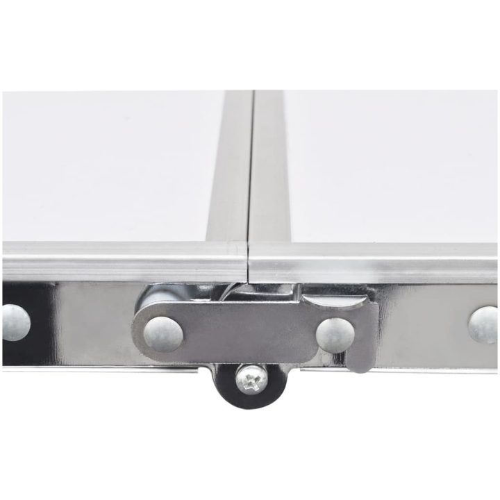 Campingbord med 4 pallar set Aluminium vidaXL 120 x 60 cm – bild 4