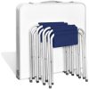 Campingbord med 4 pallar set Aluminium vidaXL 120 x 60 cm – miniatyr 5