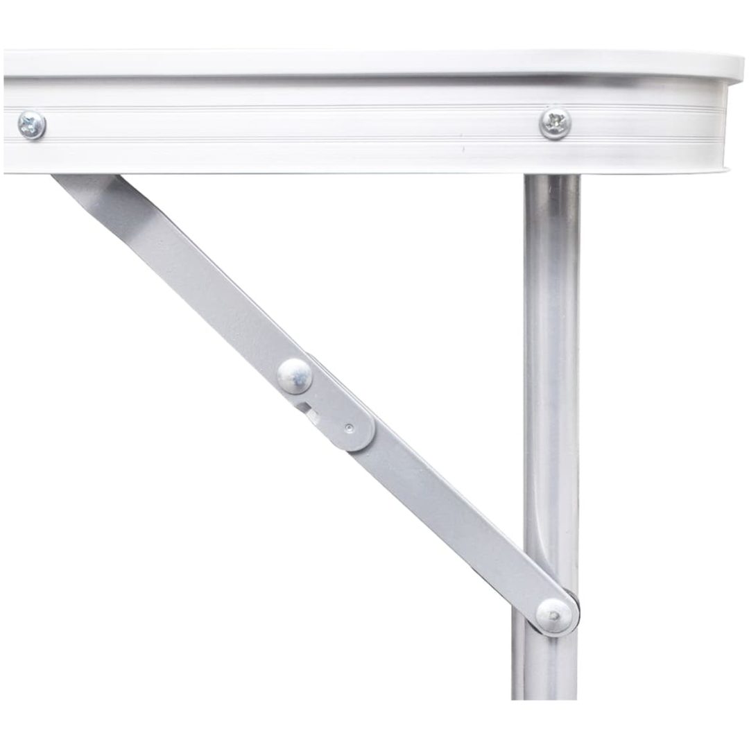 Campingbord med 4 pallar set Aluminium vidaXL 120 x 60 cm – bild 6