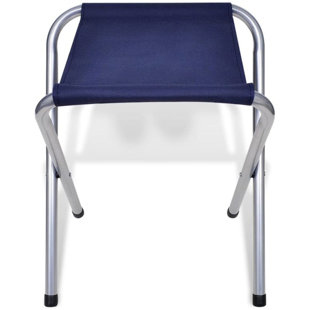 Campingbord med 4 pallar set Aluminium vidaXL 120 x 60 cm – bild 8