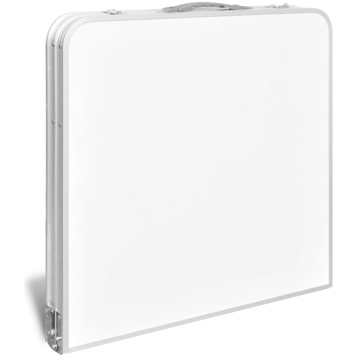Campingbord med höj- och sänkbar aluminium (hopfällbar) vidaXL 120 x 60 cm – bild 3