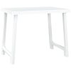 Campingbord vit 79x56x64 cm PP träutseende vidaXL – miniatyr 2