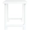 Campingbord vit 79x56x64 cm PP träutseende vidaXL – miniatyr 4