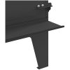 Campingkamin med skorsten Svart 35x50x6 Stål vidaXL Medium – miniatyr 9
