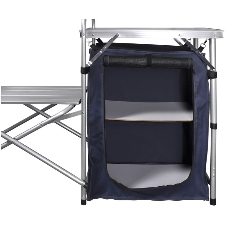 Campingkök med vindskydd i aluminium vidaXL – bild 5