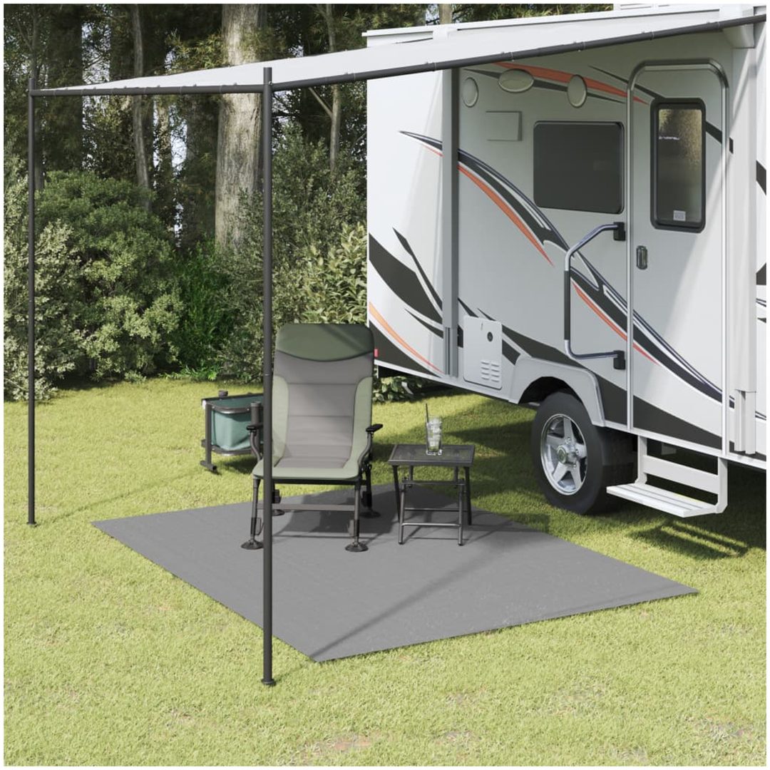 Campingmatta antracit vidaXL 2.5 x 2 m