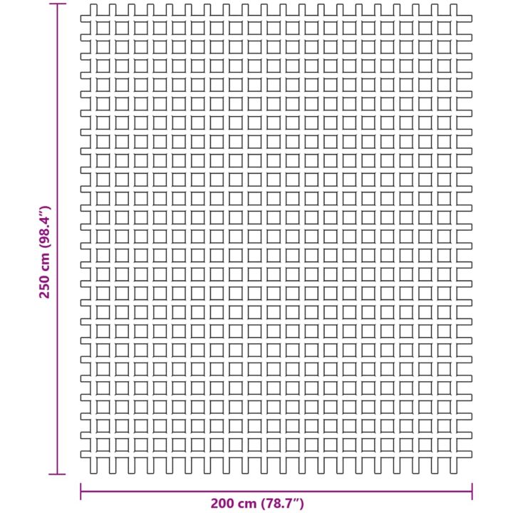 Campingmatta blå vidaXL 2.5 x 2 m – bild 7