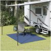 Campingmatta blå vidaXL 2.5 x 2 m – miniatyr 1