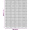 Campingmatta gräddvit vidaXL 4 x 2.5 m – miniatyr 7