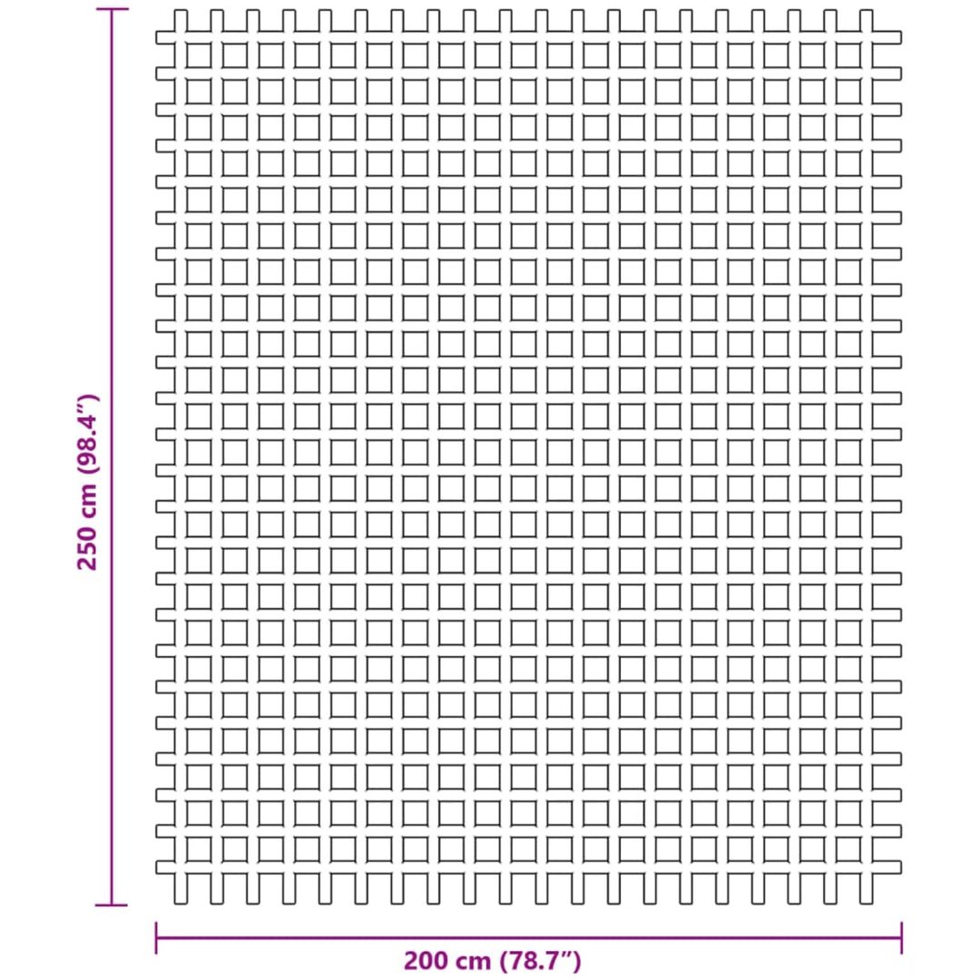 Campingmatta grön vidaXL 2.5 x 2 m – bild 7