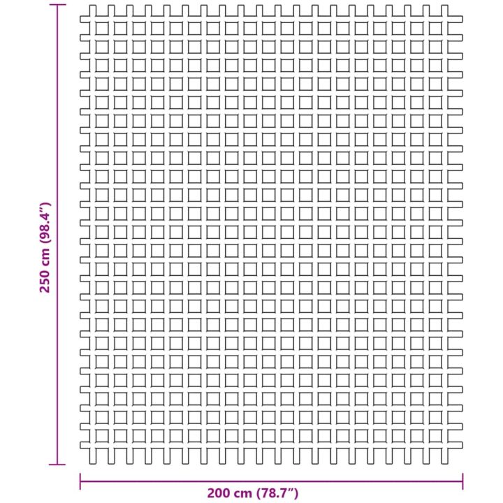 Campingmatta grön vidaXL 2.5 x 2 m – bild 7