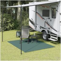 Campingmatta grön vidaXL