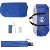 Campingmyggnät med dörr Blå för 5 personer Vattentålig vidaXL 320 x 320 x 218 cm – miniatyr 12